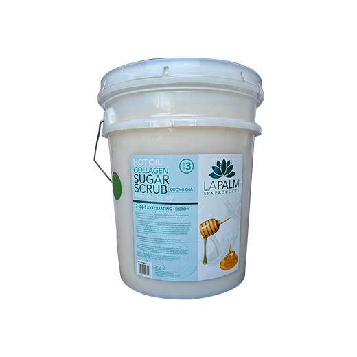 lapalm hot oil sugar scrub /milk honey